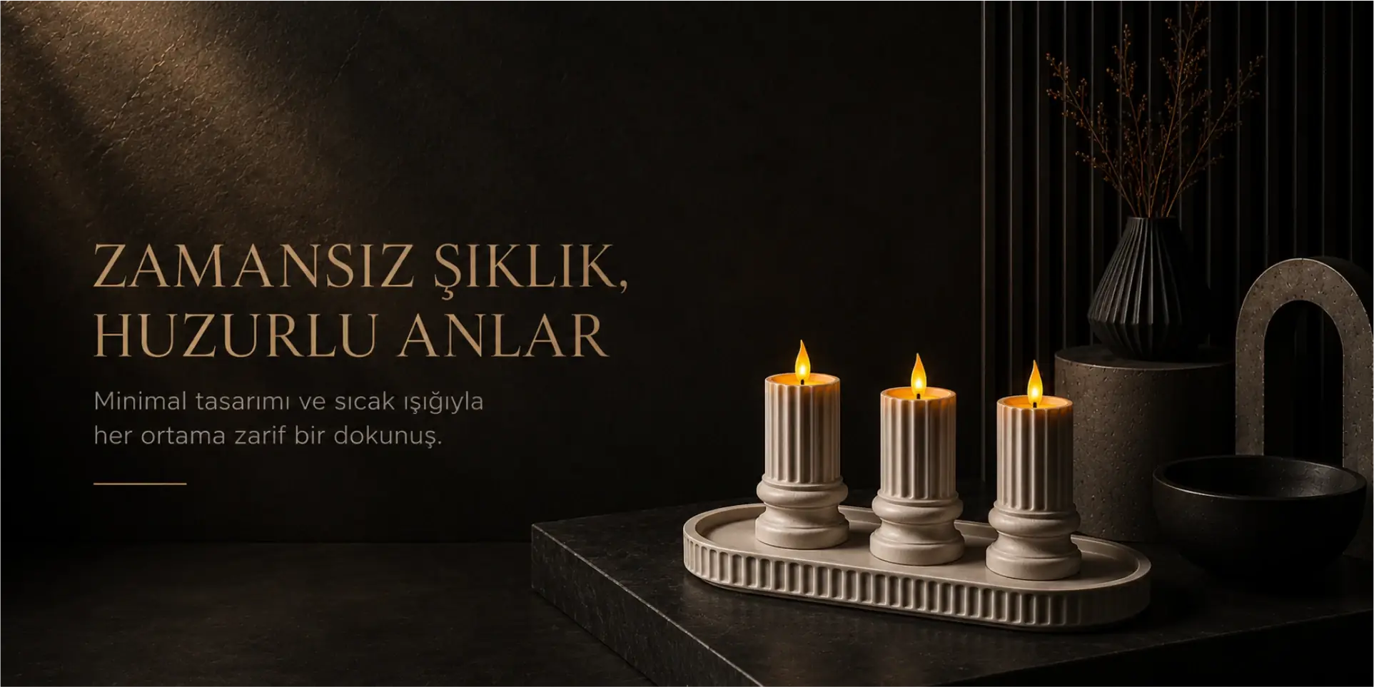 Sinza Studio — “Zamansız Şıklık, Huzurlu Anlar” kampanya görseli